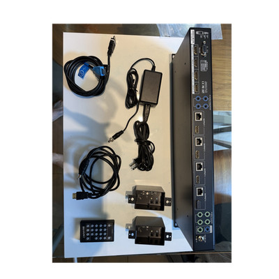 Binary B-300 4x4 HDMI video switch with remote and receivers
