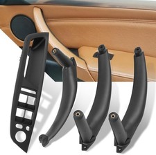 Compatible Door Handle Replacement, 4PCS Driver Black 4PCS Handle Replacement
