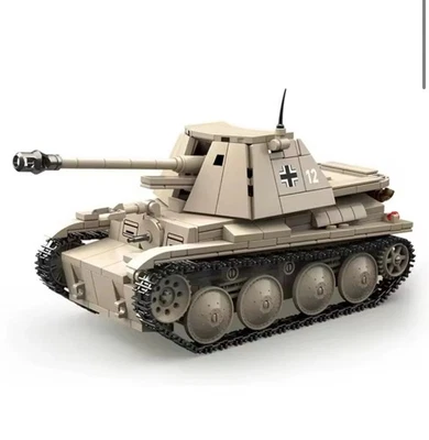 Marder III H Tank Destroyer Brick Model - World War Two