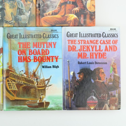 Great Illustrated Classics Lot of 7 Hardcover Books Baronet - Dracula Huck Finn - Picture 4 of 7