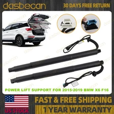 2x Rear Left Right Power Tailgate Lift Support 2 Plugs For BMW X6 F16 2015-2019