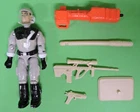 1994 GI JOE SNOW STORM V3 ACTION FIGURE W/MISSILE/LAUNCHER/RIFLE/HANDGUN/STAND
