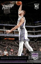 2016-17 Panini Prestige #163 Georgios Papagiannis Sacramento Kings Rookie