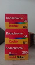 Kodak Kodachrome 25/64/200 set - Made in USA