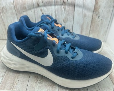 Nike Women's Revolution 6 Running Shoes Blue and White DC3729-403 Size US 7