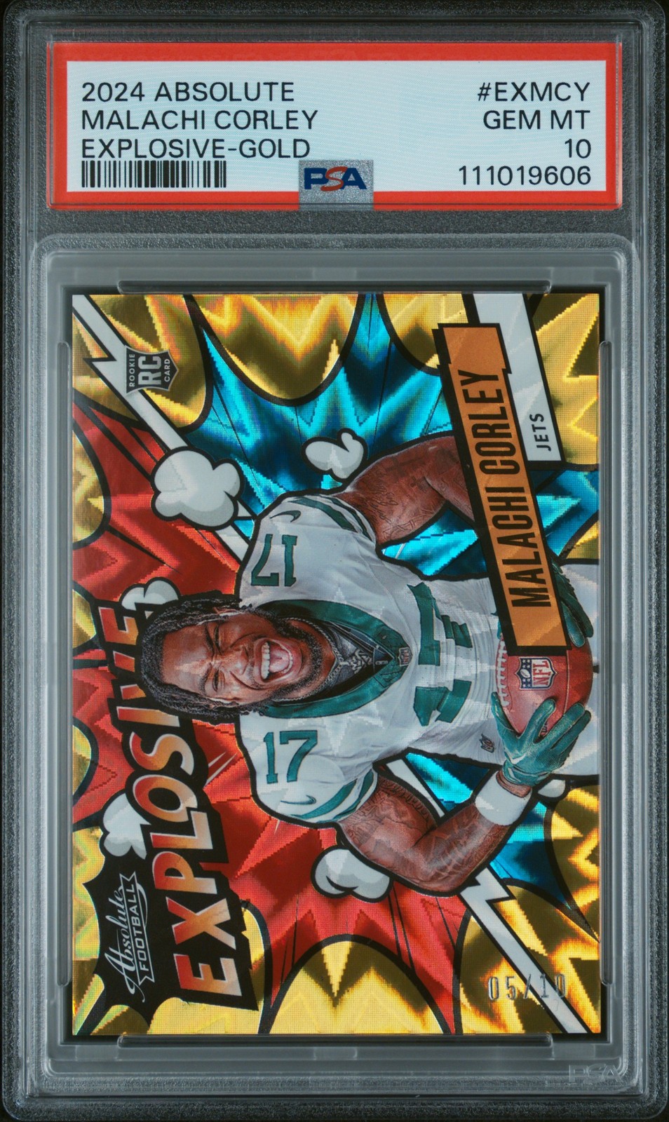 Malachi Corley Panini Absolute Explosive #EXMCY Gold