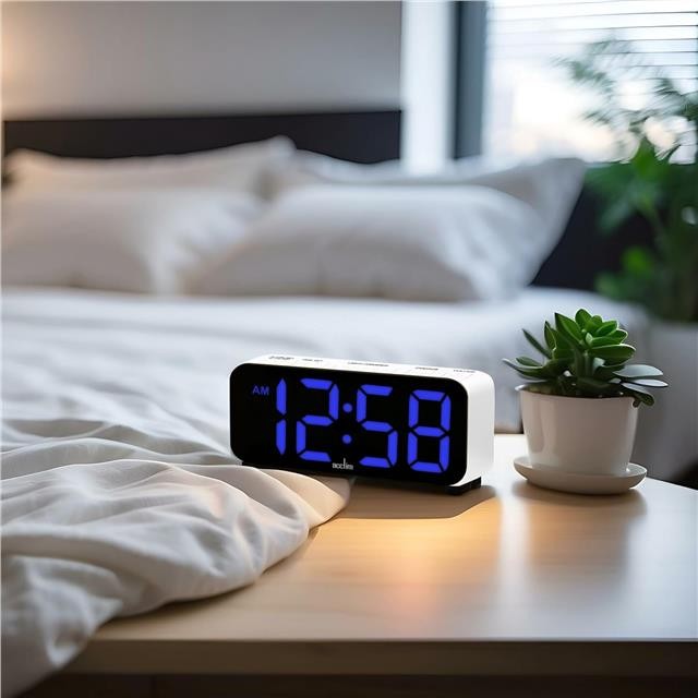 Acctim Jaxon LED Colour Change Alarm Clock