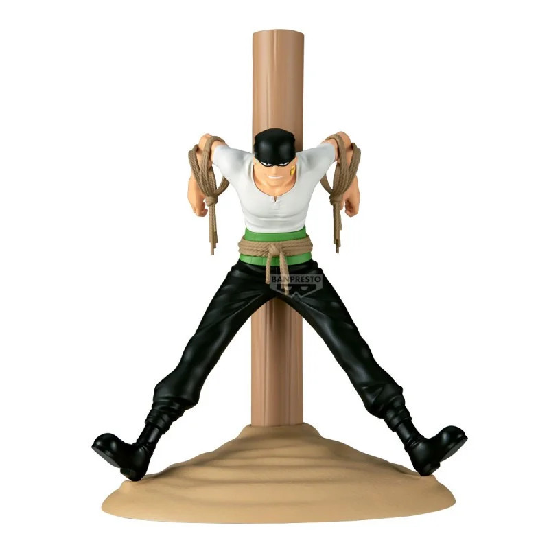 Figurine One Piece FigLife Zoro Pirate Hunter Banpresto en PVC de 18 cm