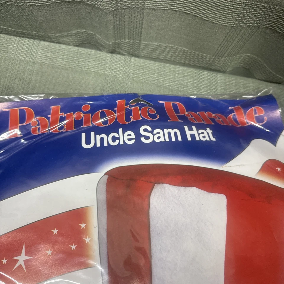 Sombrero Patriótico Tío Sam, Bandera Americana Disfraz Accesorios Sombrero de copa, Nuevo 4 de julio Foto 4 de 4
