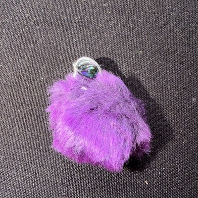 Super Cute Dark Purple Furry Doll Purse Handbag for Bratz or Barbie 