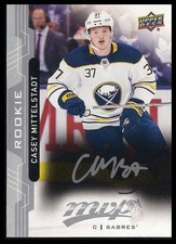 Casey Mittelstadt 2018-19 Upper Deck MVP Silver Script Rookie Card!!
