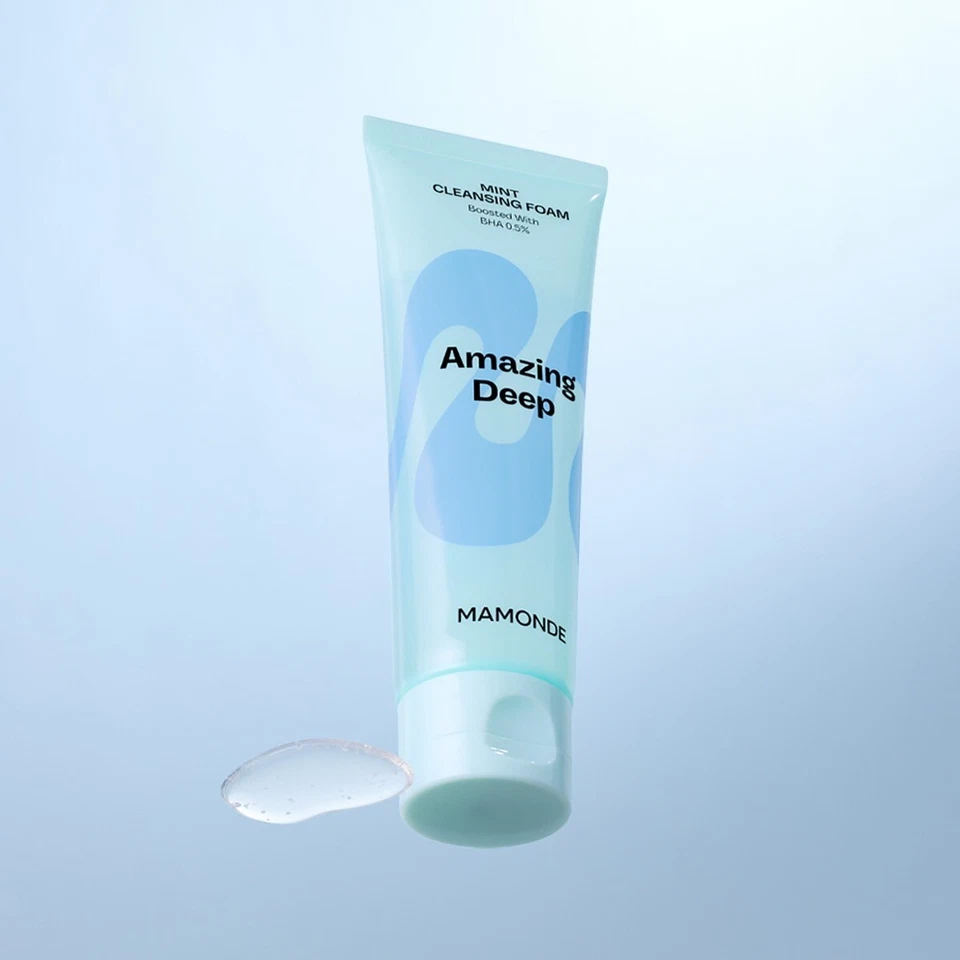 Mamonde Amazing Espuma Limpiadora Profunda Menta 120 ml x 2EA / Piel Sensible Foto 3 de 4