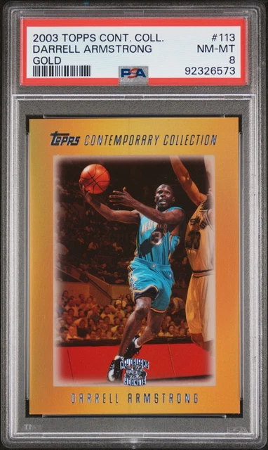 2003 TOPPS CONTEMPORARY COLLECTION 113 DARRELL ARMSTRONG GOLD PSA 8
