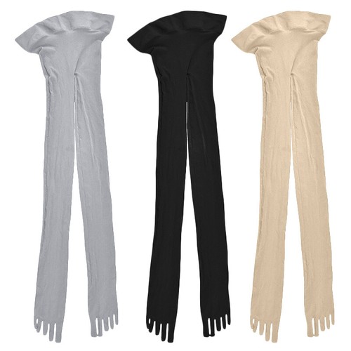 Women Crotchles Ultra Sheer 5 Five Toes Gloves Pantyhose Silky Tights Stockings - Picture 22 of 27