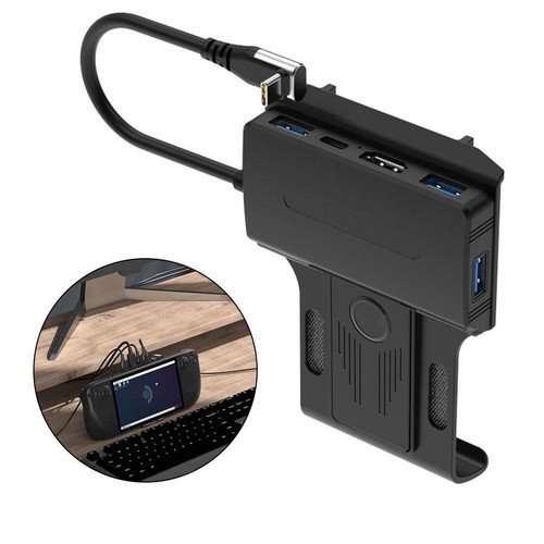Game Screen Expansion Dock For STEAM DECK Bracket Docking Station Type Y3F4