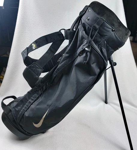 Vintage Nike Golf Stand Bag with Izzo Dual Strap Black 4 Way Divider 28" Height