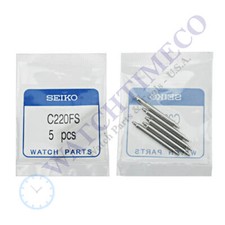 GENUINE SEIKO C220FS 22mm FAT Springbars - 5 Pieces SKX007 SKX009 SKX173 SRP777