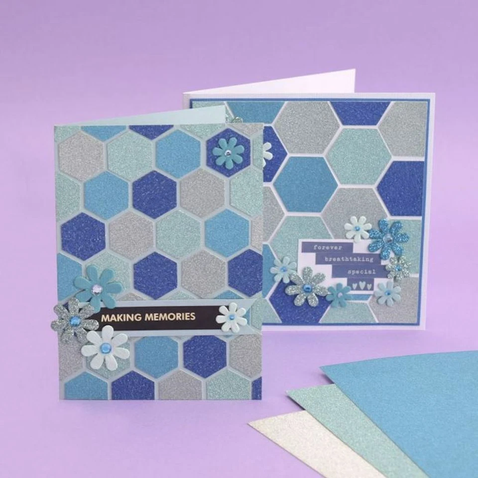 Cartoncini Glitterati color Silver argento - Immagine 4 di 4