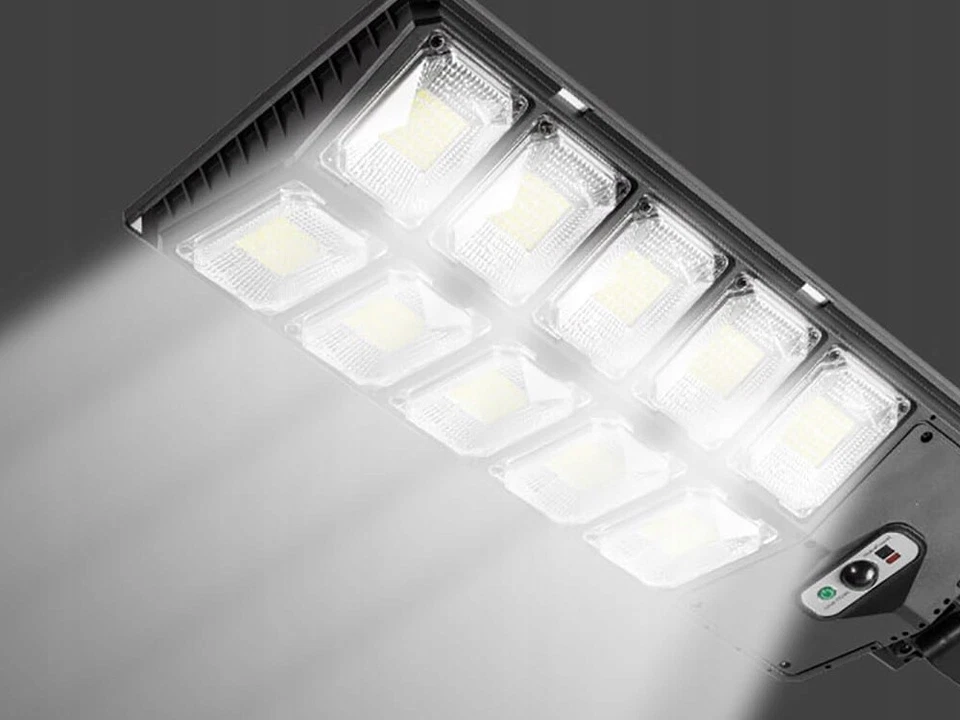Solar Straßenlaterne LED bewegungsmelder Straßenlampe IP65 Solarleuchte 420 Led - Bild 3 von 3