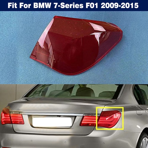 Right Outer Rear Tail Light Lens Cover Lampshade For BMW 7-Series F01 2009-2015 - Picture 6 of 8