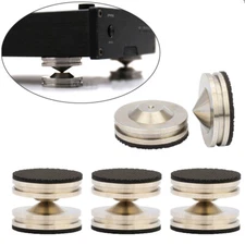 4pcs 28mm Audio Speaker Stand Feet Pad Base Stainless Steel HiFi Isolation Spike