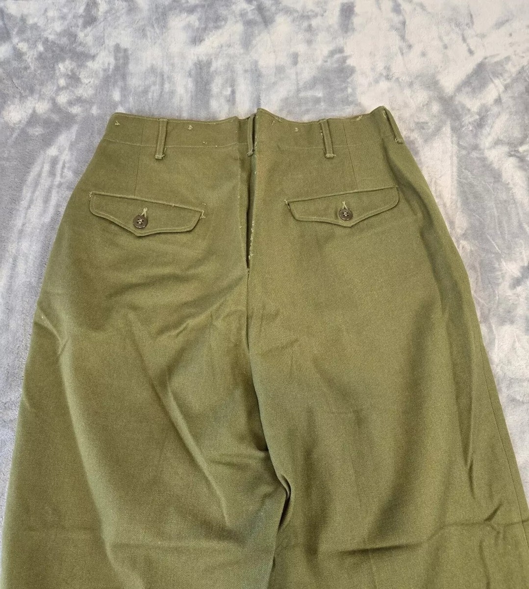 VINTAGE US Military Pants Korean War M-1951 Wool Field