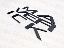 Matte Black Tailgate Insert Letters Adhesive Emblem For Maverick 2022-2026 Badge Matte Black Tailgate Insert Letters Adhesive Emblem For Maverick 2022-2026 Badge