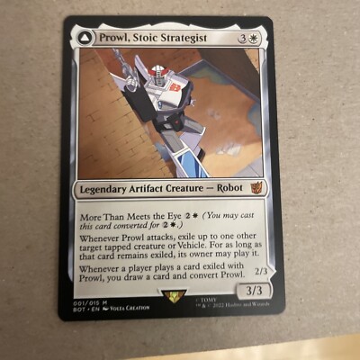 Prowl, Stoic Strategist // Prowl, Pursuit Vehicle BOT NM MTG