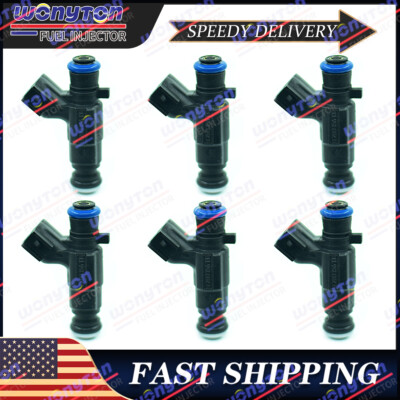 6Pcs Genuine Bosch Fuel Injectors for 2004-2006 Cadillac CTS 3.6L #0280156131