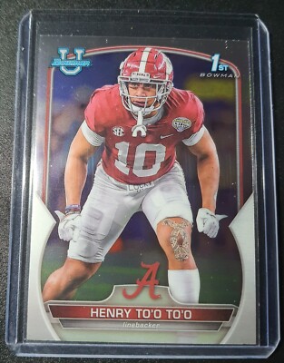Henry To'o To'o - Bowman University Chrome 2022 - Houston Texans - 1st