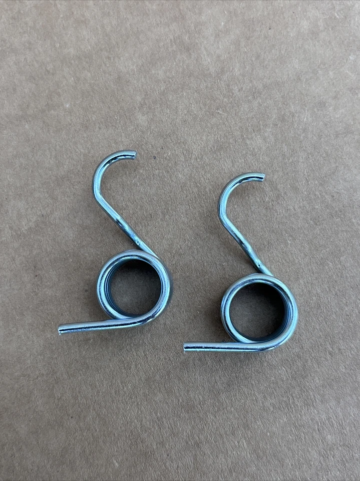 Par de resortes de clavija de pie de motocicleta CZ - 1971 y posteriores CZ50 CZ400 Foto 2 de 4