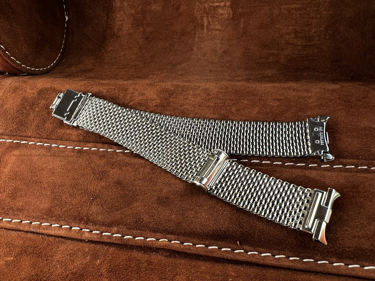 Original JB Champion Mesh Bracelet Horned Endlinks Speedmaster