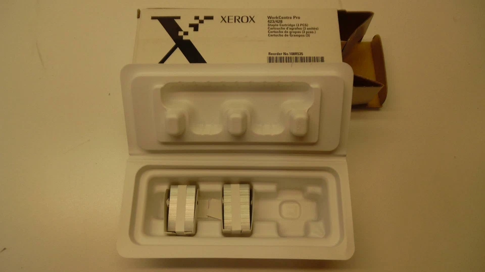 Original Xerox WorkCentre Pro 423/428 Staple Cartridge 108R535 - Opened Box READ - Image 3 of 3