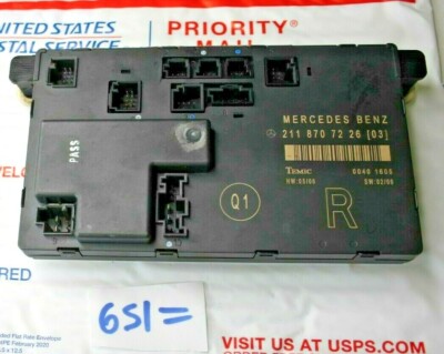 211 870 72 26 ✓ 03-09 MERCEDES E-Class W211 PASSENGER RIGHT DOOR  