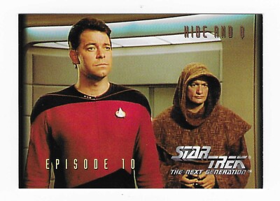1994 Skybox Star Trek The Next Generation Season 1 Ep 10 #39 Hide and Q