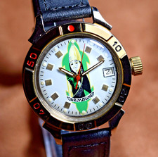 Vostok Komandirskie Vintage Soviet Military Men's Wrist Watch Serviced