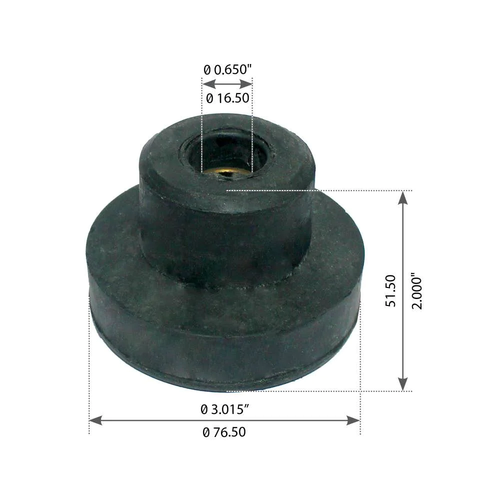 Montaje en cabina compatible con camiones Kenworth serie T 800 - Reemplaza K066-336, M6 - Imagen 2 de 2