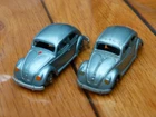 2 Volkswagen Budget Diecast Ladybugs Oval No. 8 Sedan Made in England