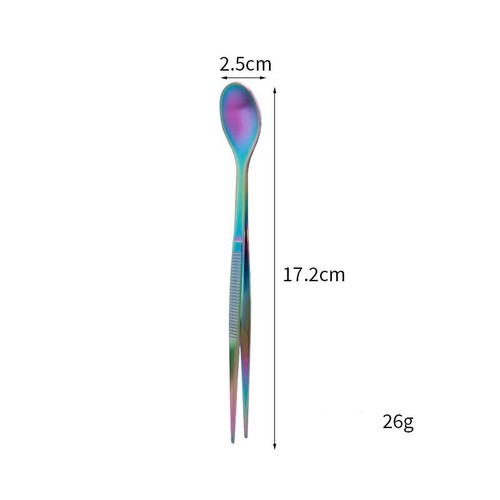 Pro Chef Plating Kit TWEEZER Tongs Stainless Steel Tasting Offset Spoon Bar Tool - Picture 2 of 9