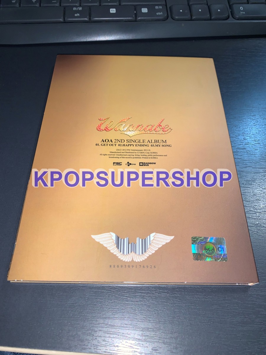 AOA 2nd Single Album Vol. 2 Wanna Be CD Great No Photocard Rare