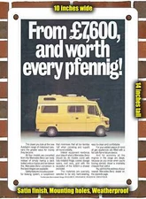 Metal Sign - 1979 Mercedes Benz Autobahn Worth Every Pfennig - 10x14 Inches