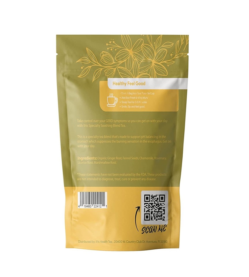 GERD Natural Herbal Tea for Acid Reflux & Heartburn Relief and Support eBay