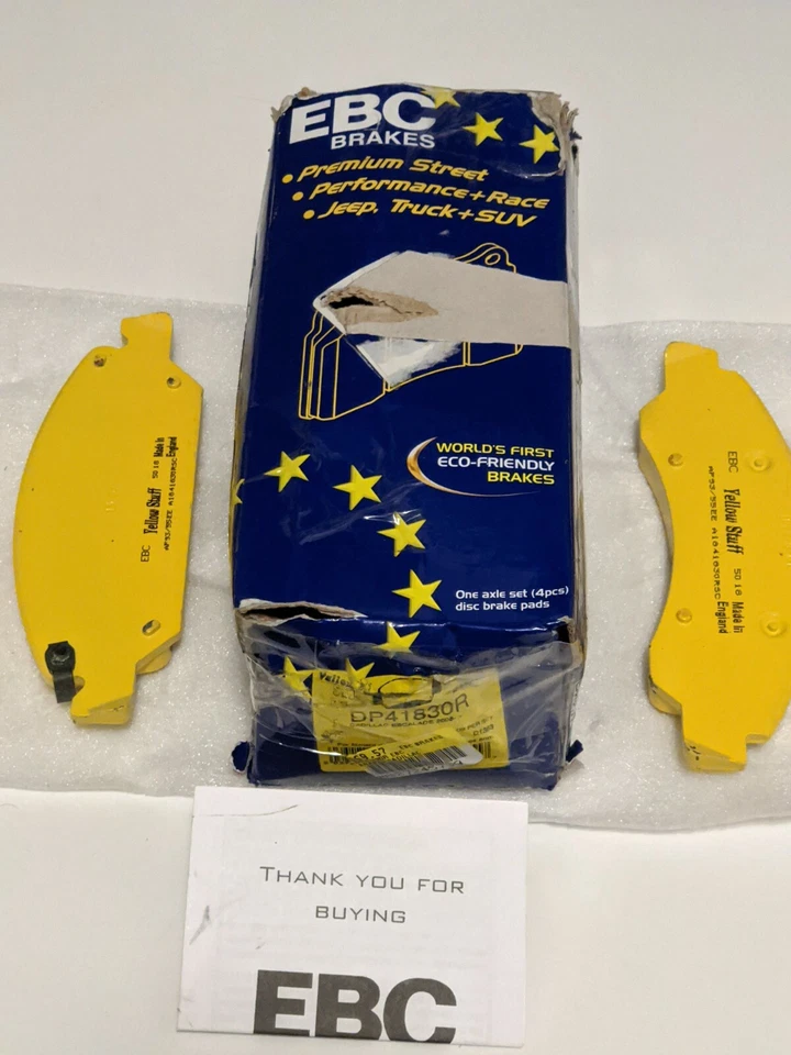 EBC 刹车 DP41830R Yellowstuff Street/Track 刹车片 凯迪拉克凯雷德 开封 — 第 3/4 张图片