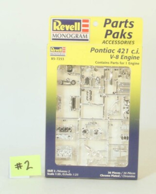 Revell Parts Paks Pontiac 421 V-8 Engine  85-7253 #2