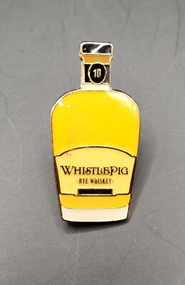 WHISTLEPIG 10 YEAR RYE WHISKEY Hat/Lapel Pin-Back