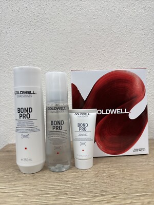 Goldwell Dualsenses Bond Pro Shampoo, Repair&Structure Spray, 60sec. Treatment