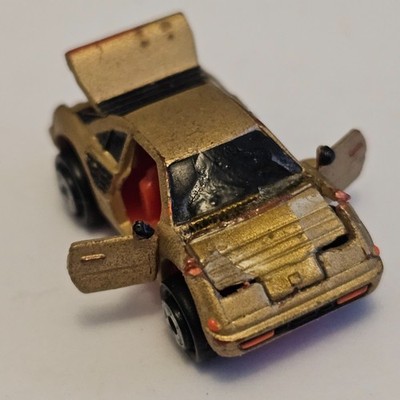 Micro Machines Ferrari Mondial Deluxe Series Gold Opening Doors Glued Bonnet