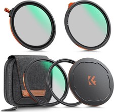 K&F Concept Nano-X 77mm Magnetic Filter Kit ND CPL Black Diffusion
