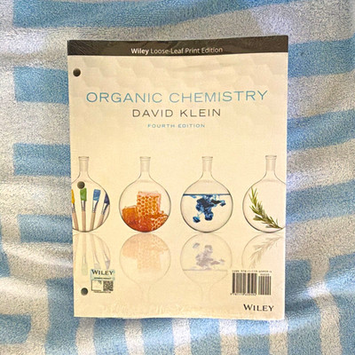 Wiley Organic Chemistry by David Klein 4th Edition Loose-Leaf Textbook