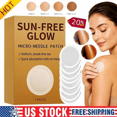 Sun-Free Glow Micro-Needle Patch for Natural Streak-Free Bronze Tan 2026 New